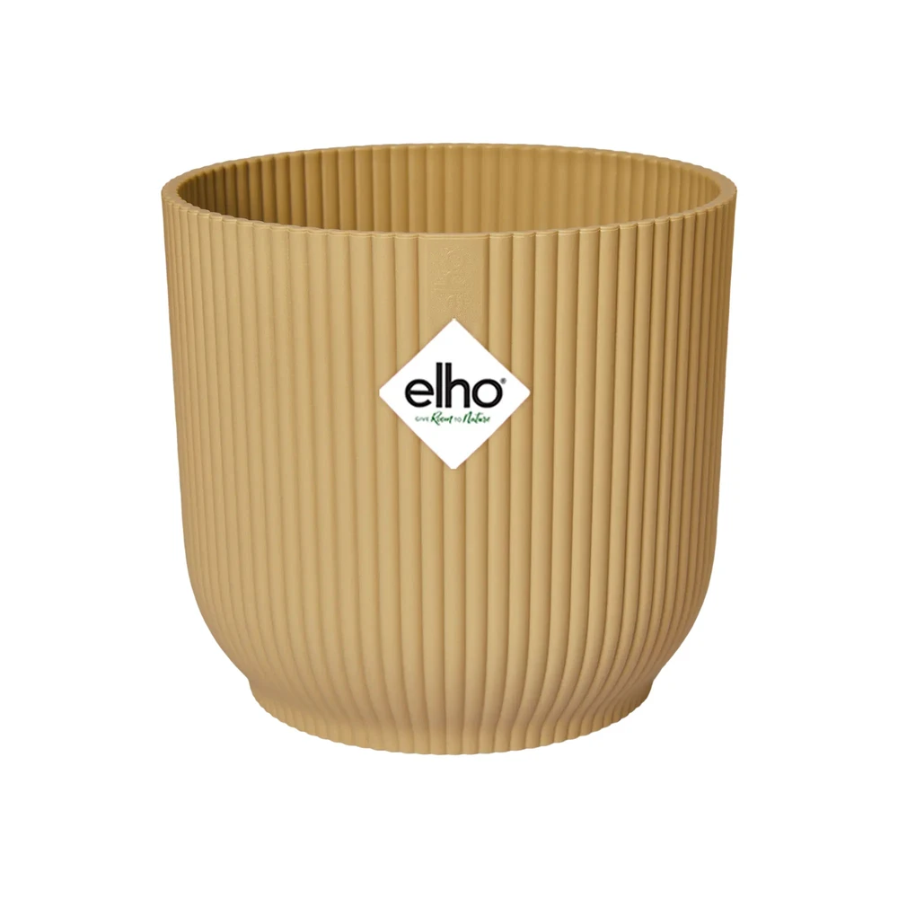 Maceta Vibes Fold Round 16 cm Butter Yellow