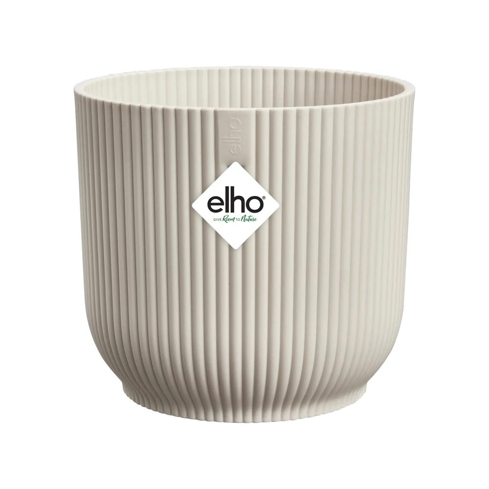 Maceta Vibes Fold Round 18 cm Linen White