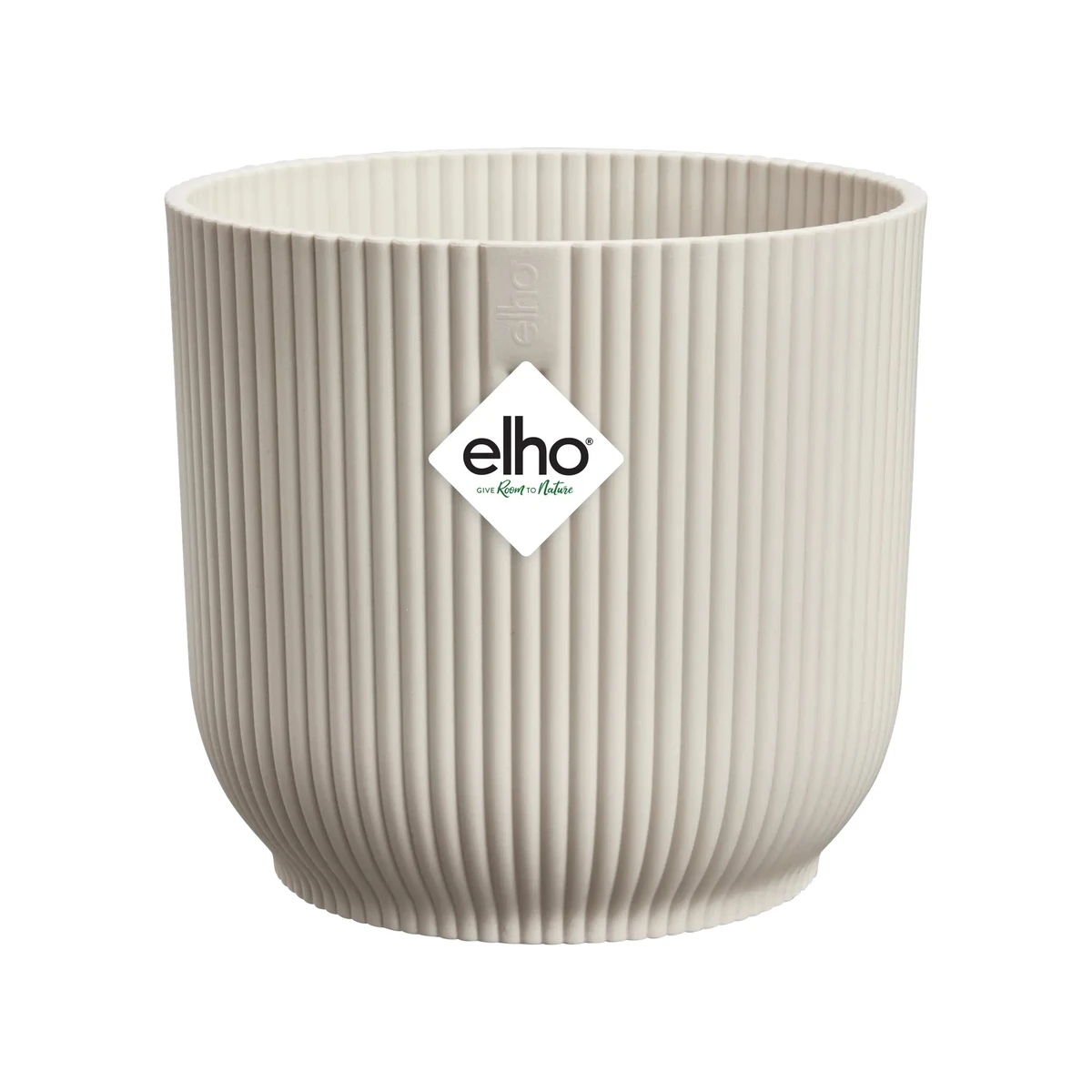 Maceta Vibes Fold Round 18 cm - Linen White 