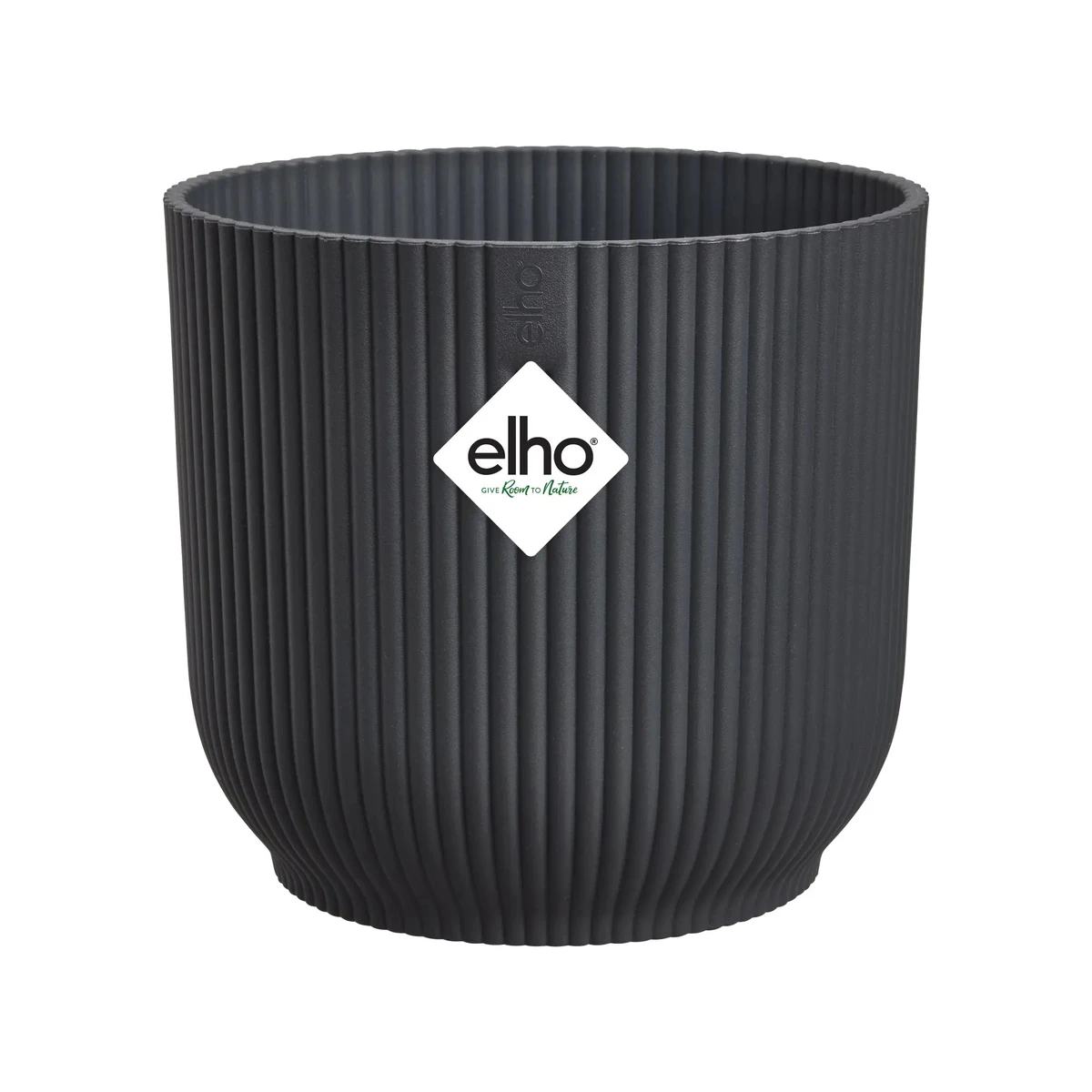 Maceta Vibes Fold Round 22 cm - Anthracite 
